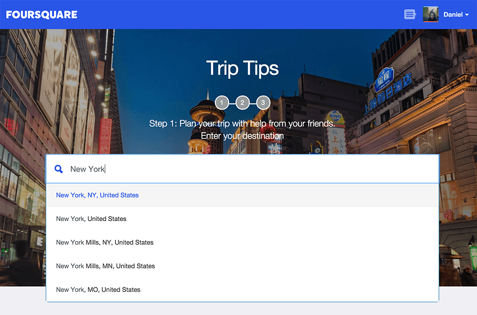foursquare-trip-tips Viaje apenas com dicas dos amigos - Tem coragem? 
